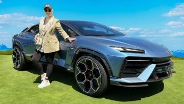 Electric Lamborghini SUV – Comes With A Surfboard!