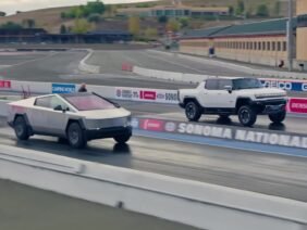 Exclusive 2024 Tesla Cybertruck Full Review & Drag Race w R1T & Hummer — Jason Cammisa on the ICONS