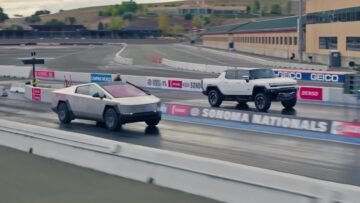 Exclusive 2024 Tesla Cybertruck Full Review & Drag Race w R1T & Hummer — Jason Cammisa on the ICONS